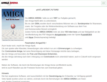 Tablet Screenshot of amiga-arena.de